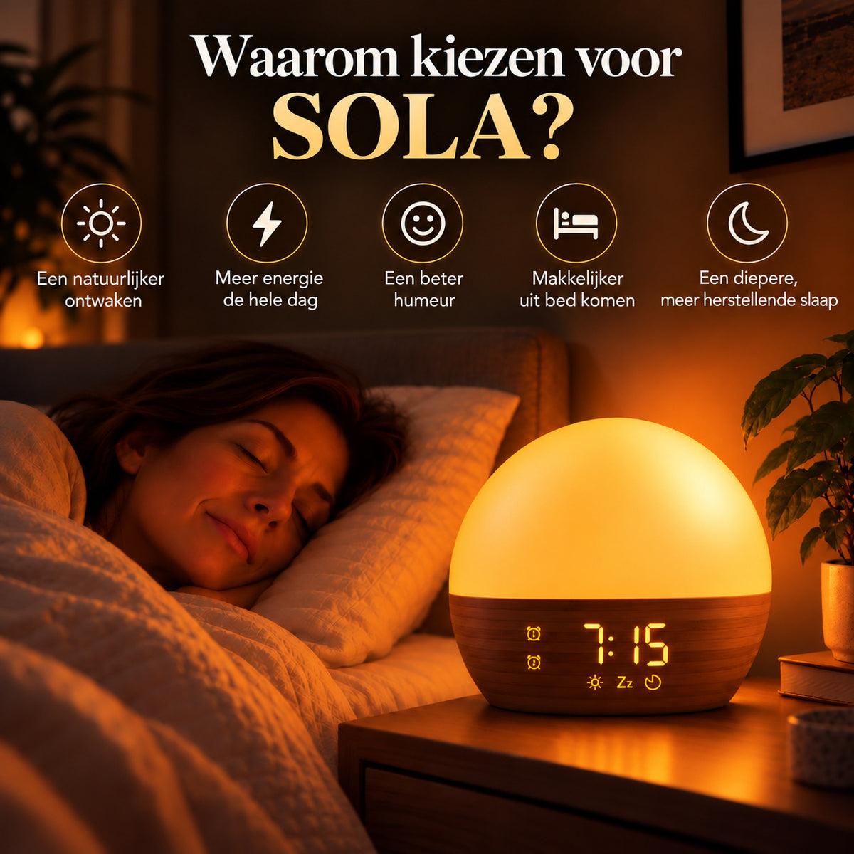 SOLA - Wood lichtwekker